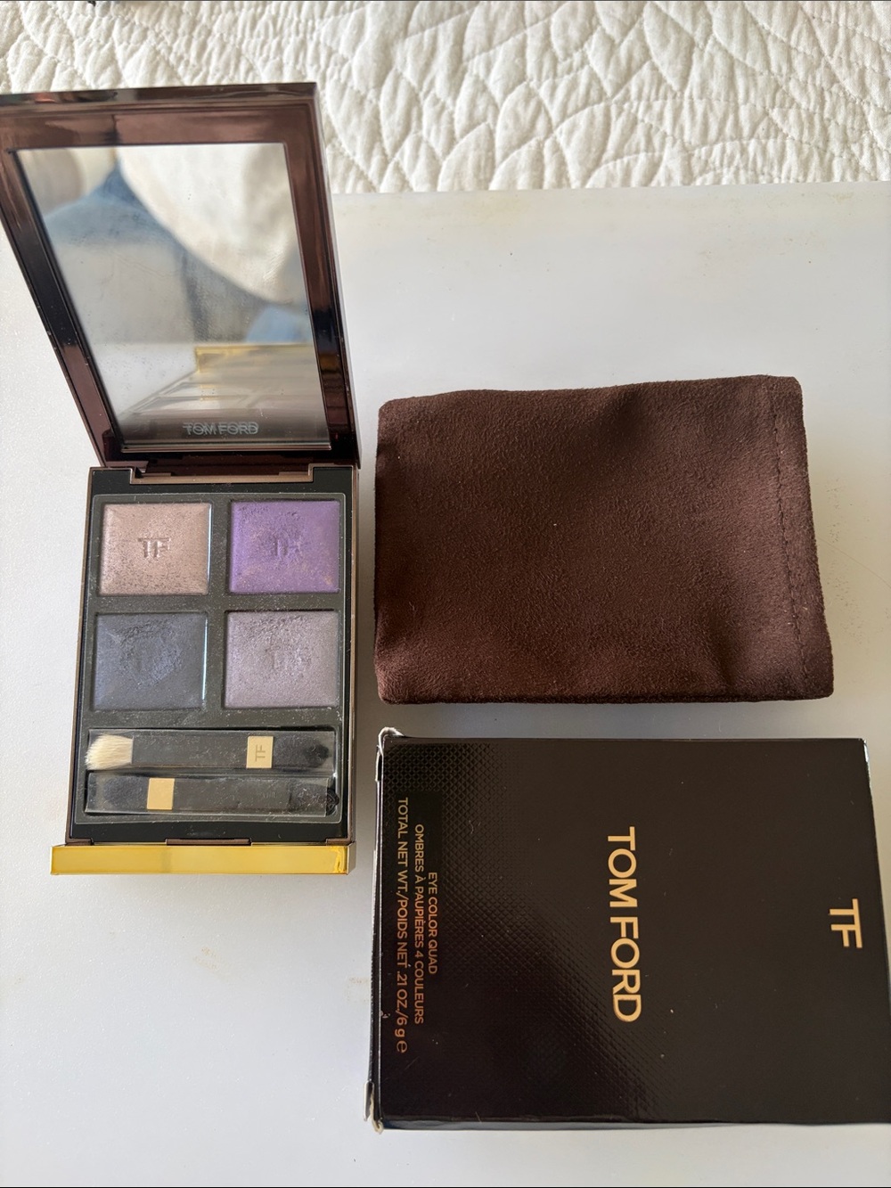 Tom Ford Eye Color Quad — Lavender, Purple & Silver Hues daydream